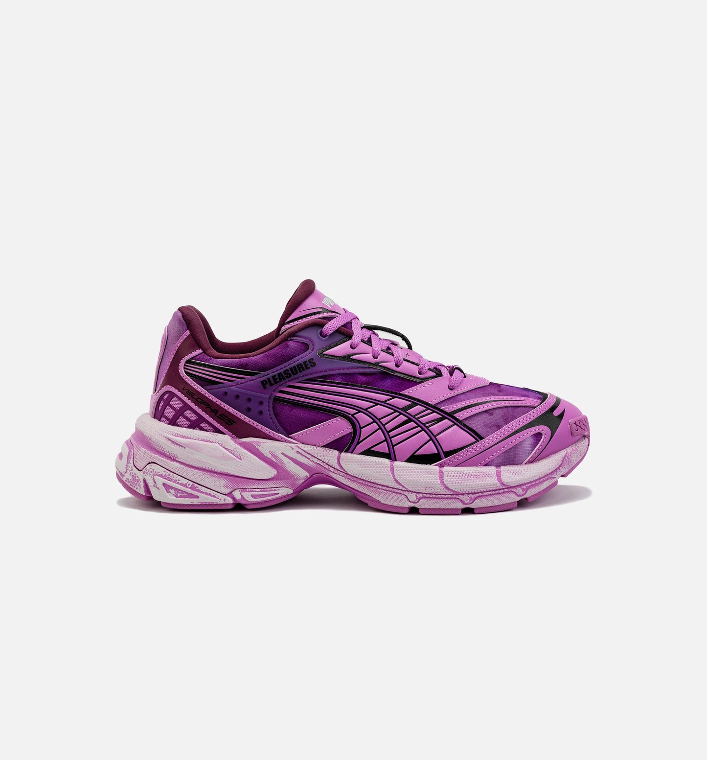 Velophasis Pleasures Overdye Mens Lifestyle Shoe Purple Pink