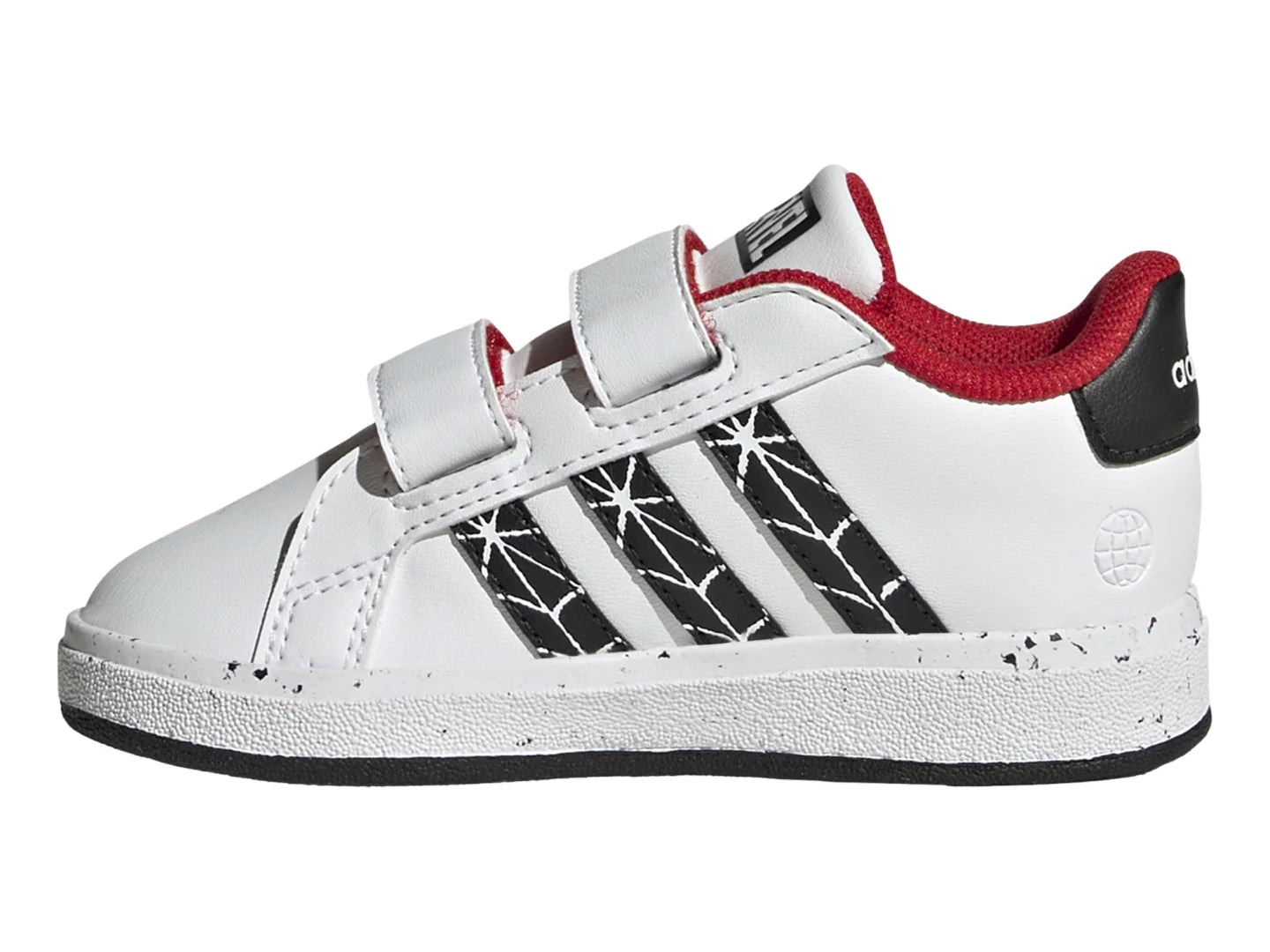 Tenis Adidas Grand Court Spider Man Blanco para Niño