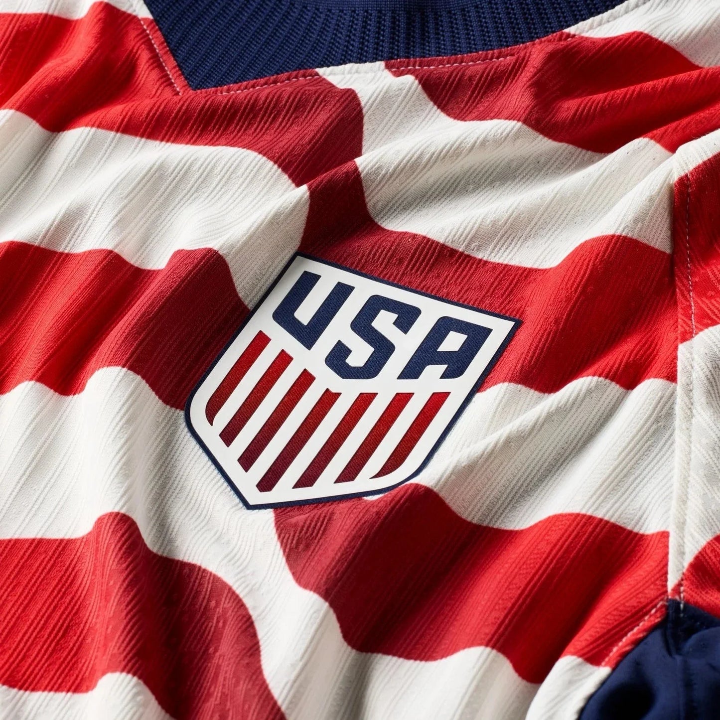 Nike USMNT Match Home Mens Soccer Jersey 2026 White Red Blue