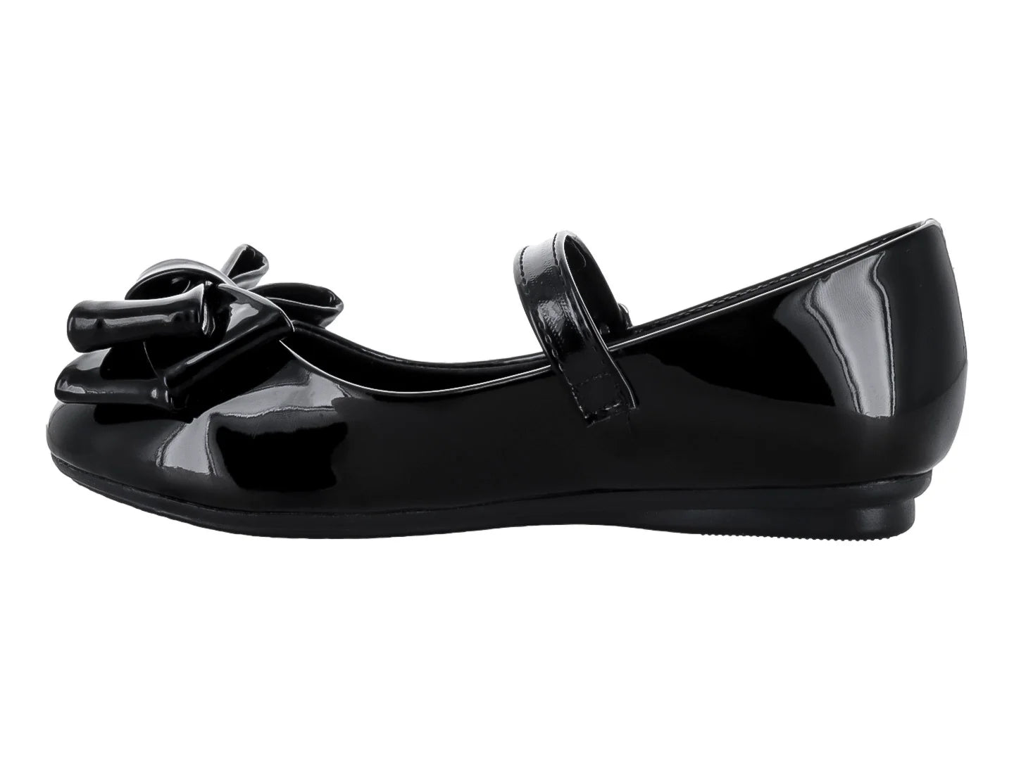 Zapatos Genesis de Charol Negro para Niña