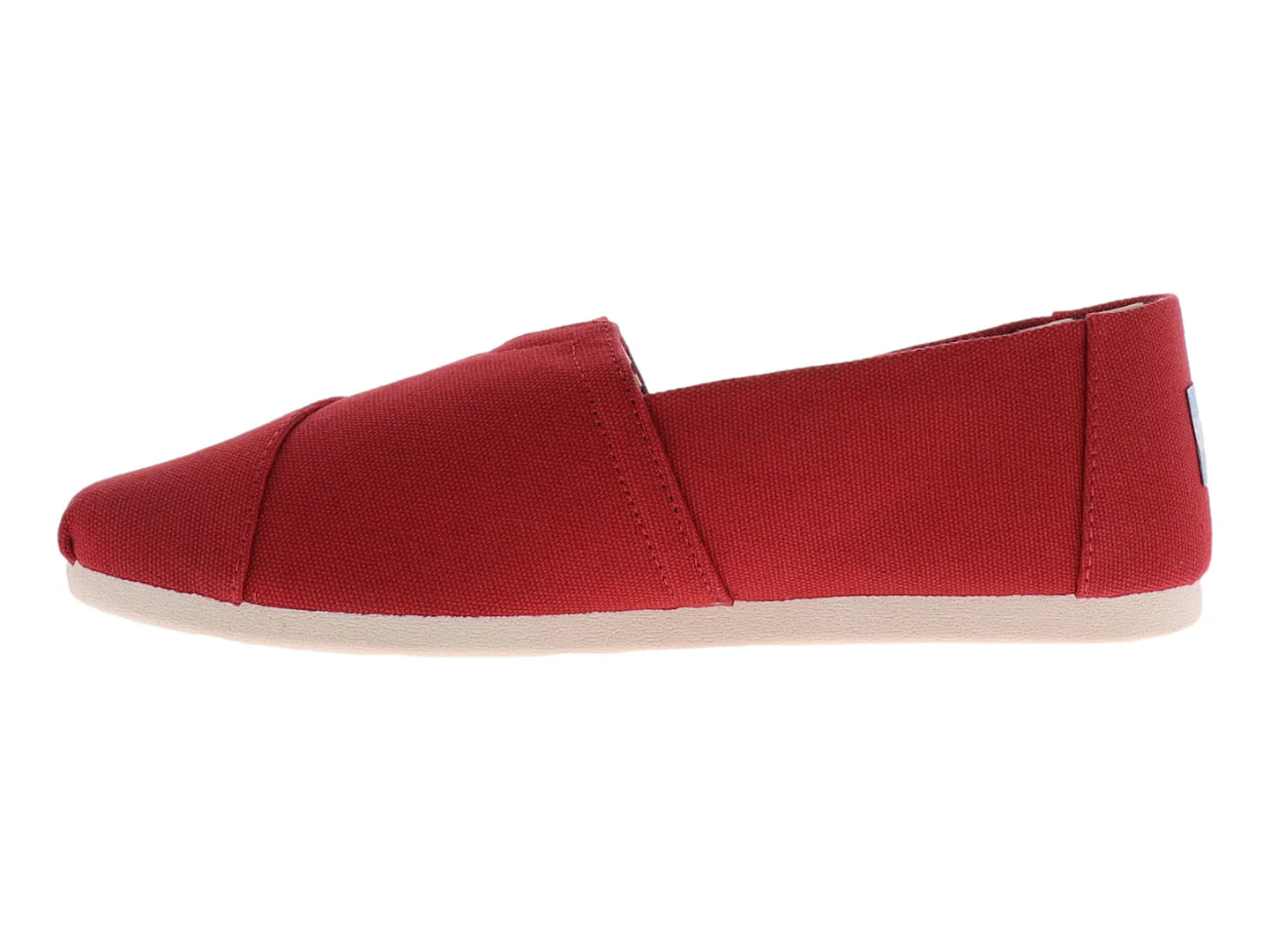 Zapatos Alpargatas TOMS Rojo para Hombre