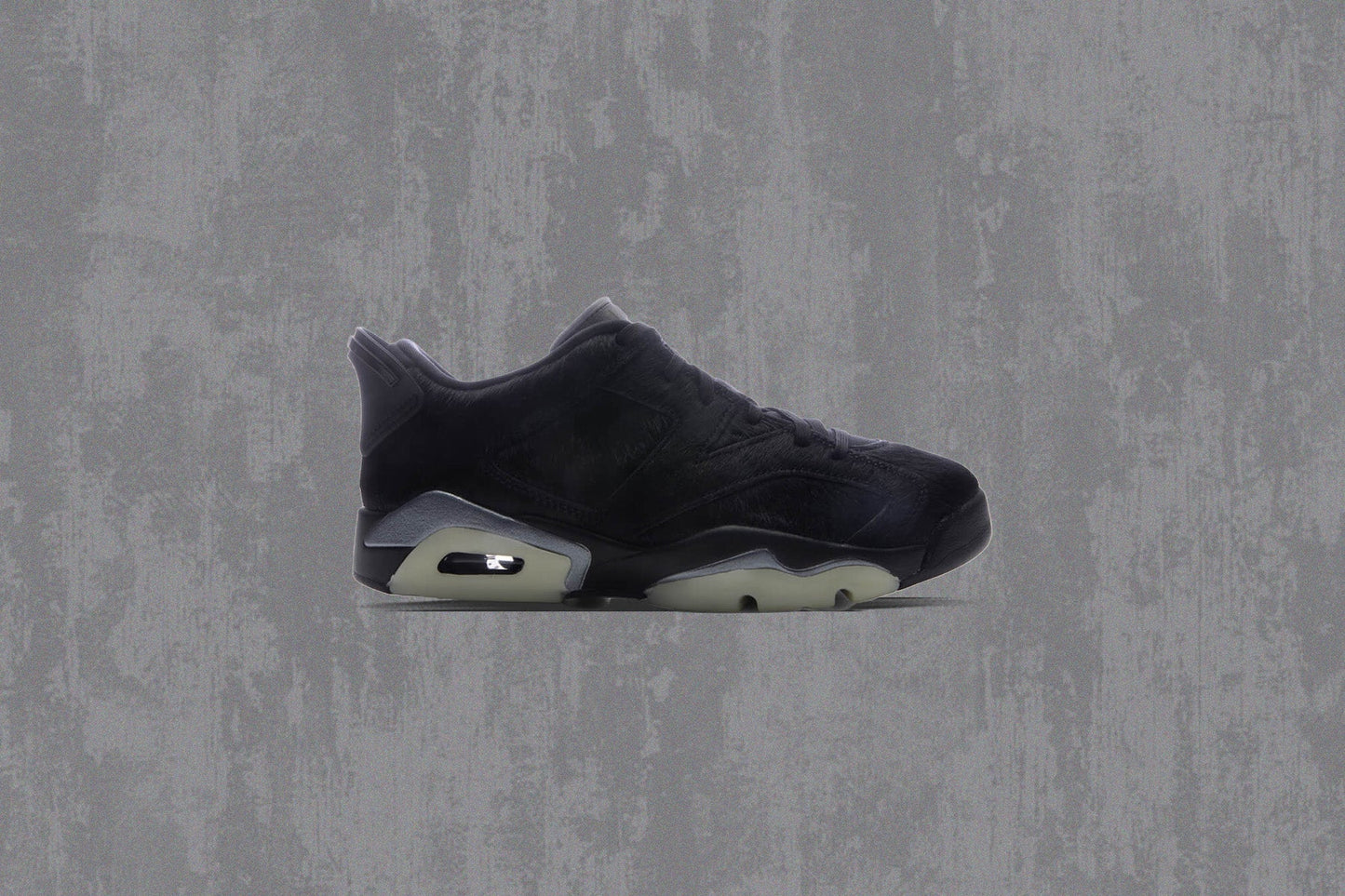 Womens Air Jordan 6 Retro Low Blackout Triple Black