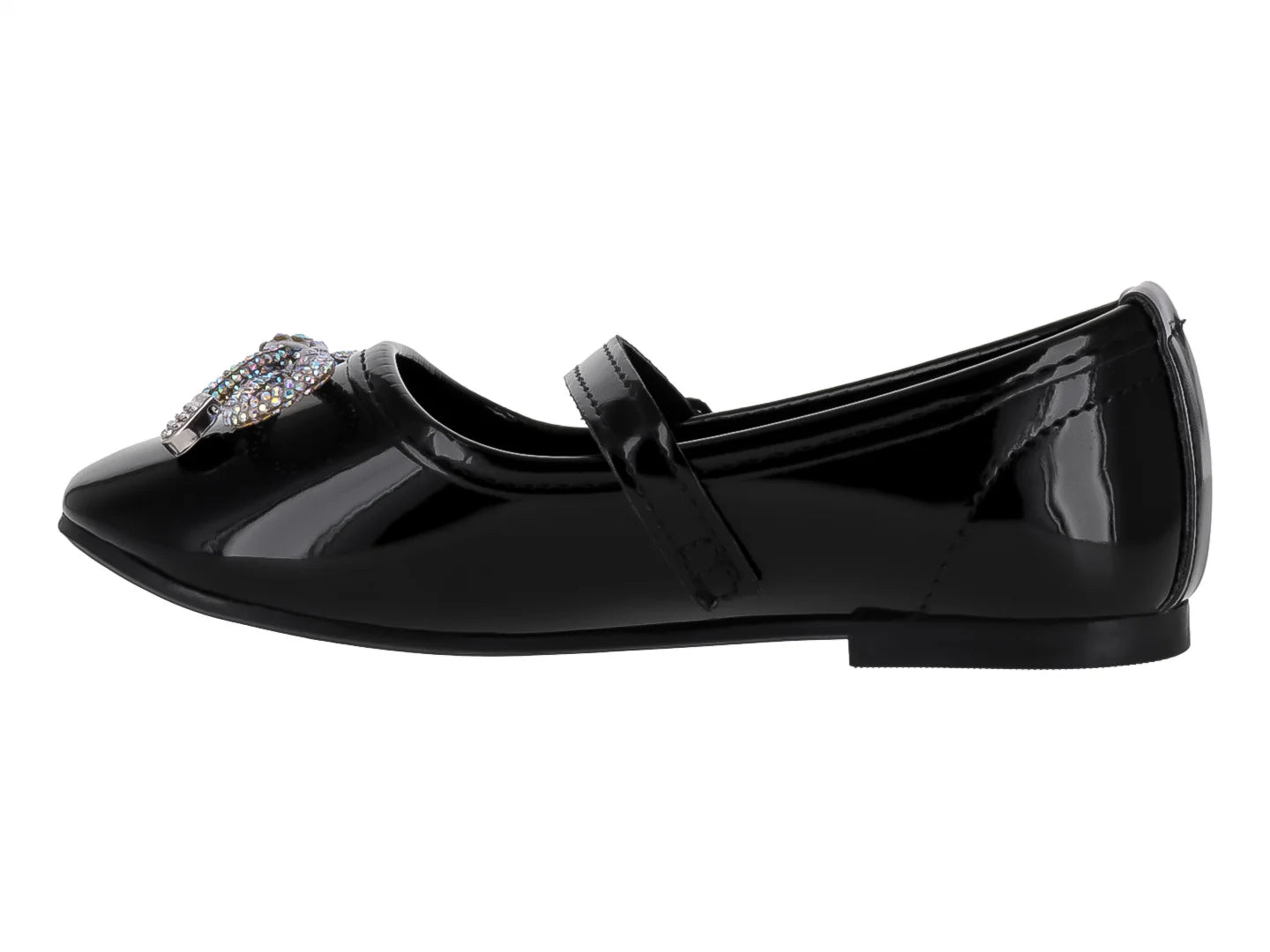 Zapatos Planos 4EVER de Charol Negro para Niña