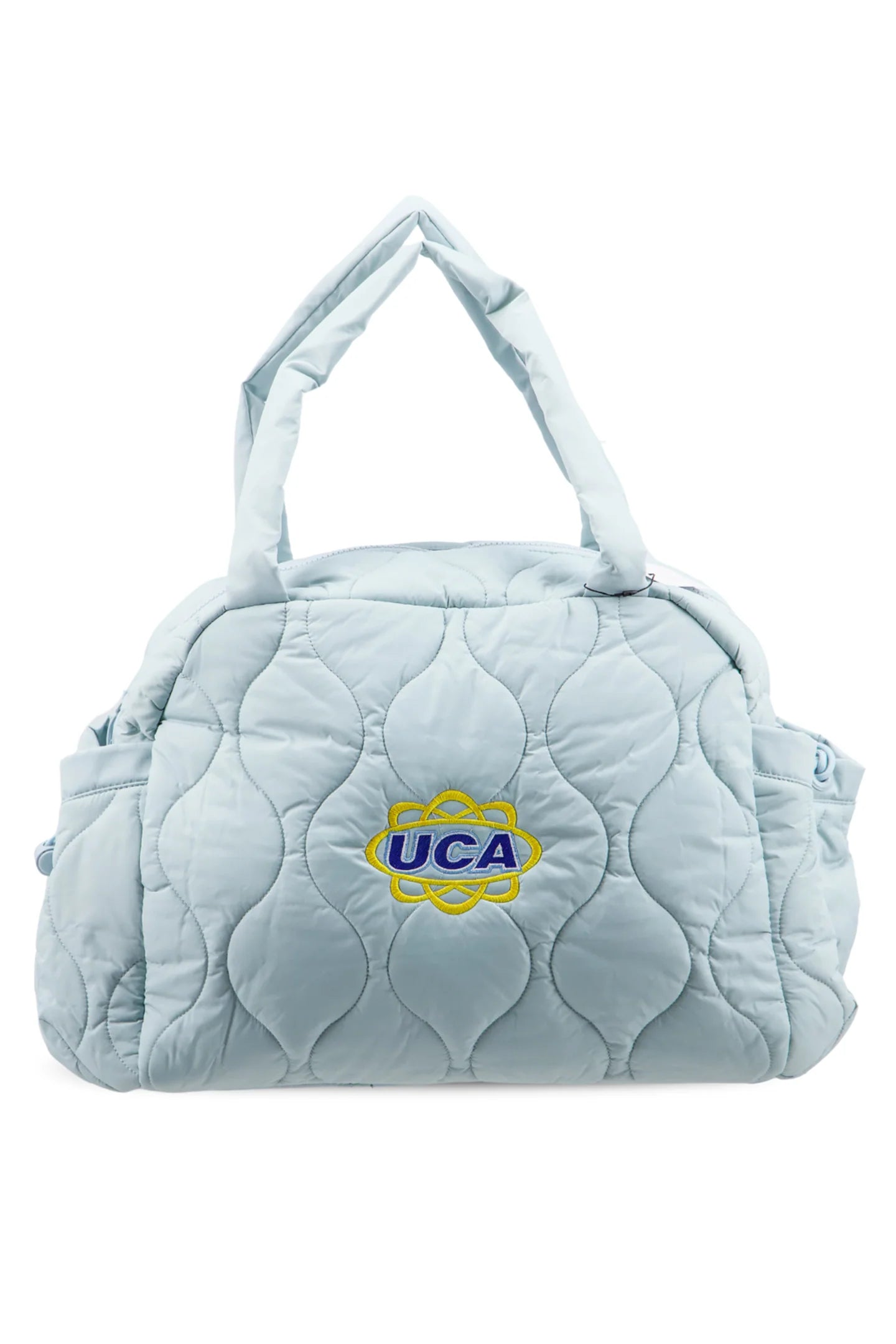 UCA Vera Bradley Dusty Blue Quilted Duffel Travel Bag