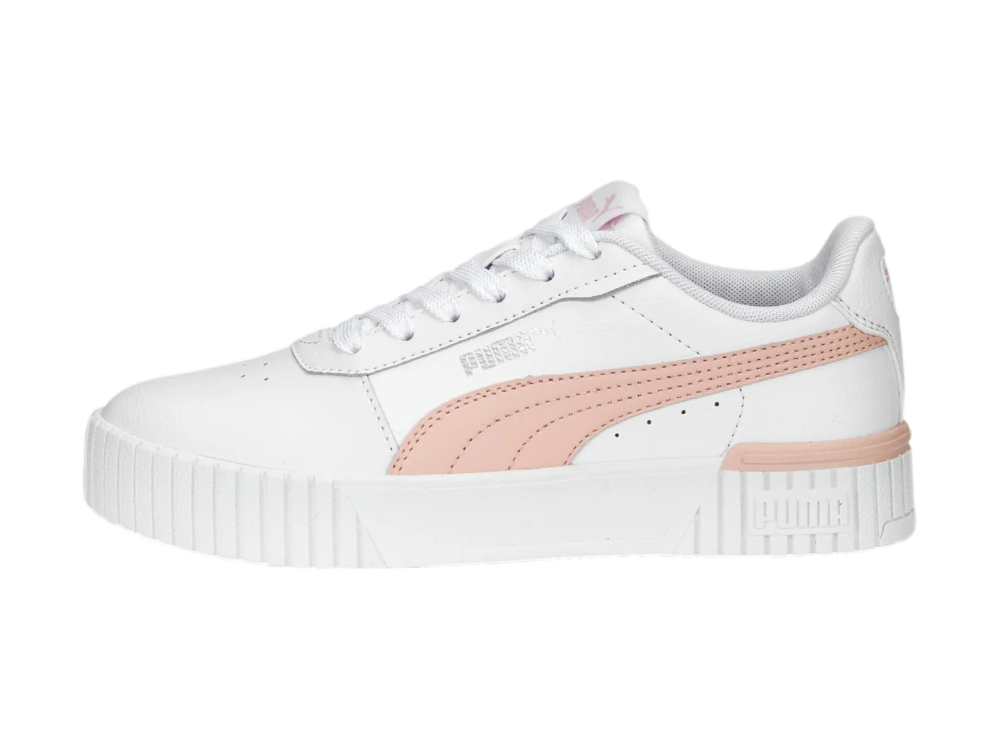 Tenis PUMA Carina 20 Blanco y Rosa para Niña