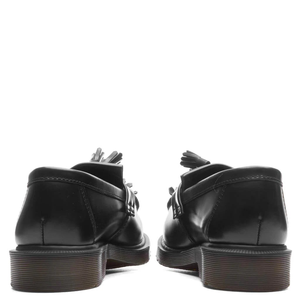 Adrian Smooth Leather Tassel Loafer Black