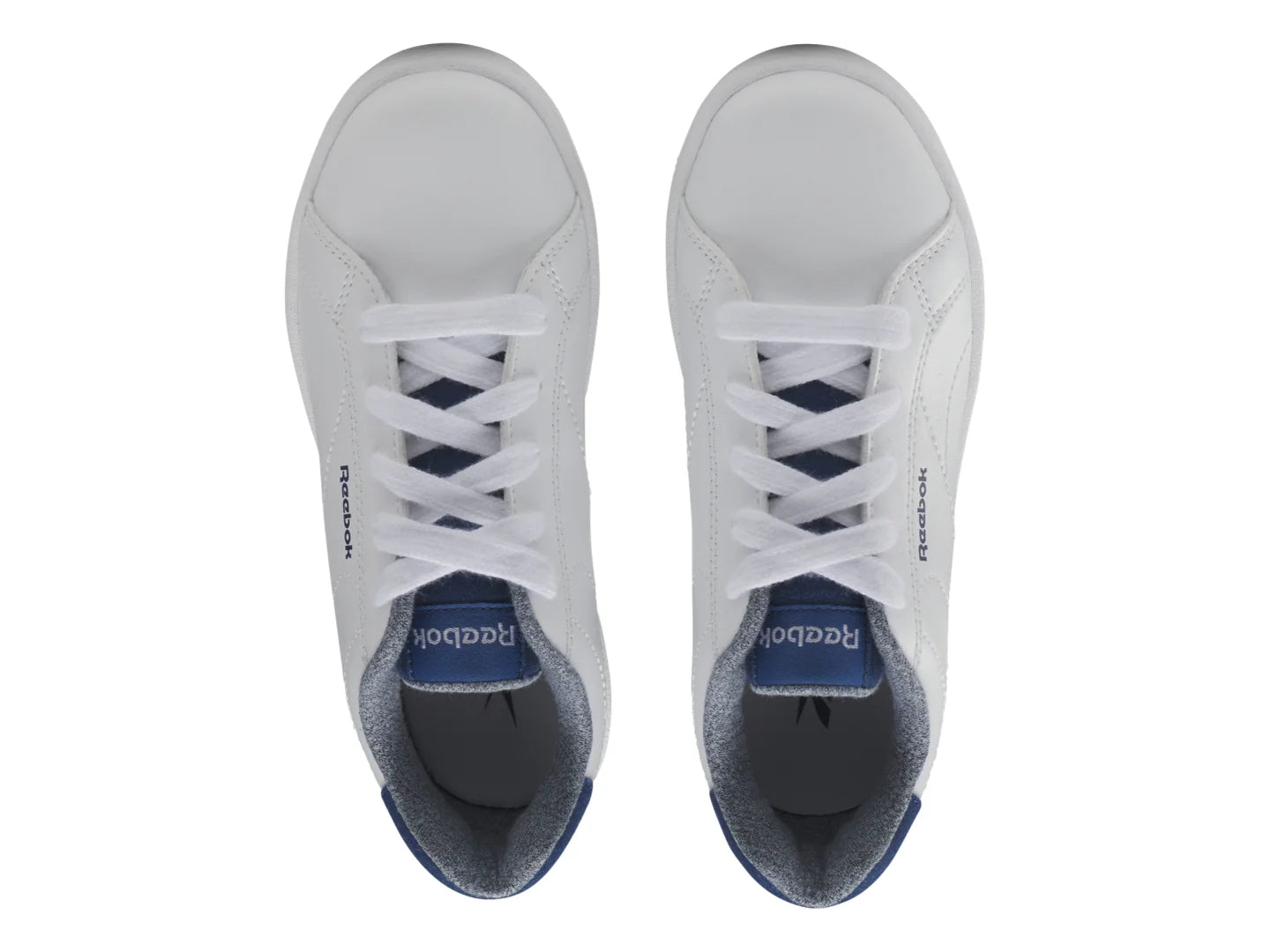 Tenis Reebok RBK Royal Complete CLN 20 Blanco y Azul para Niño