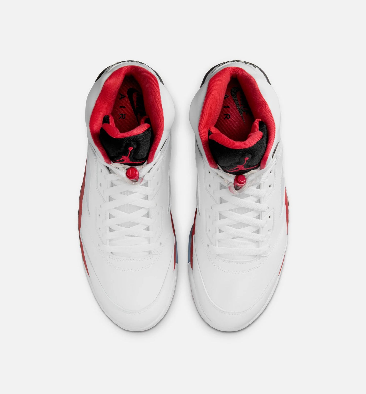 Air Jordan 5 Retro Fire Red Mens Lifestyle Shoe White Fire Red Black
