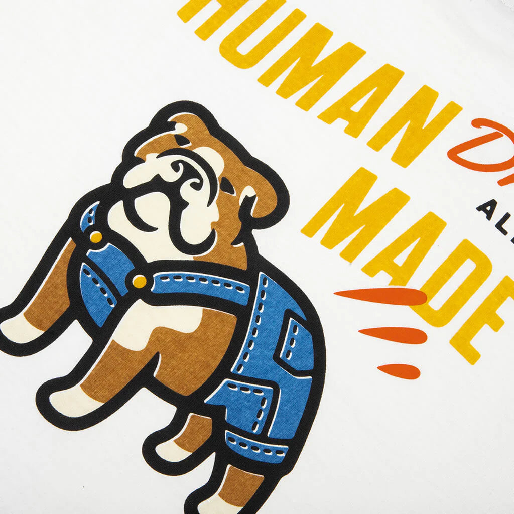 Graphic L S T Shirt 37 White