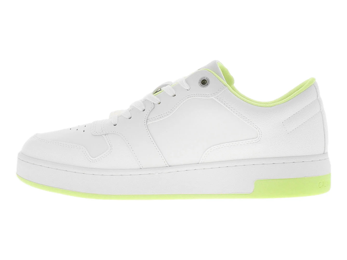 Tenis Calvin Klein Jensen Blanco con Amarillo para Hombre