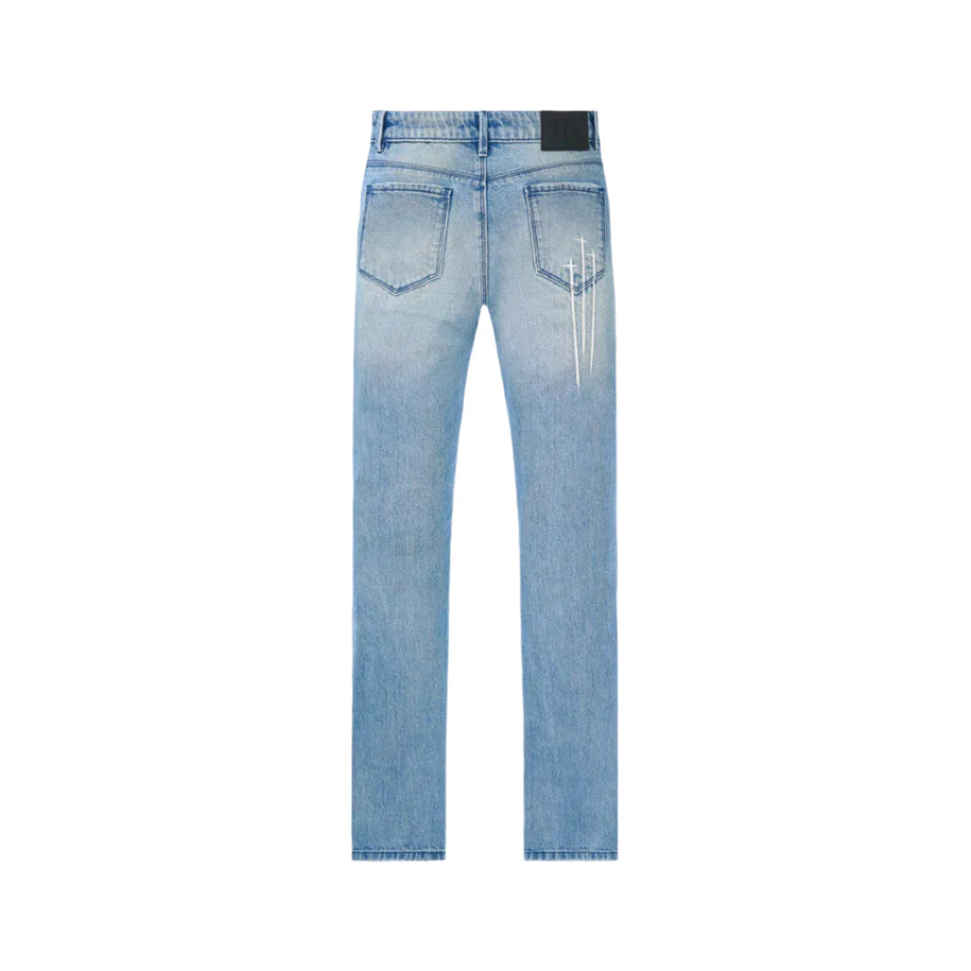 RtA Triple Cross Denim - Blue Haze
