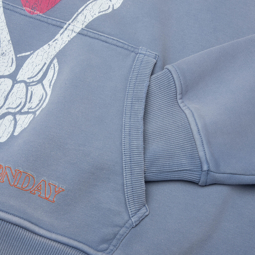 Midnight Snack Hoodie Washed Blue