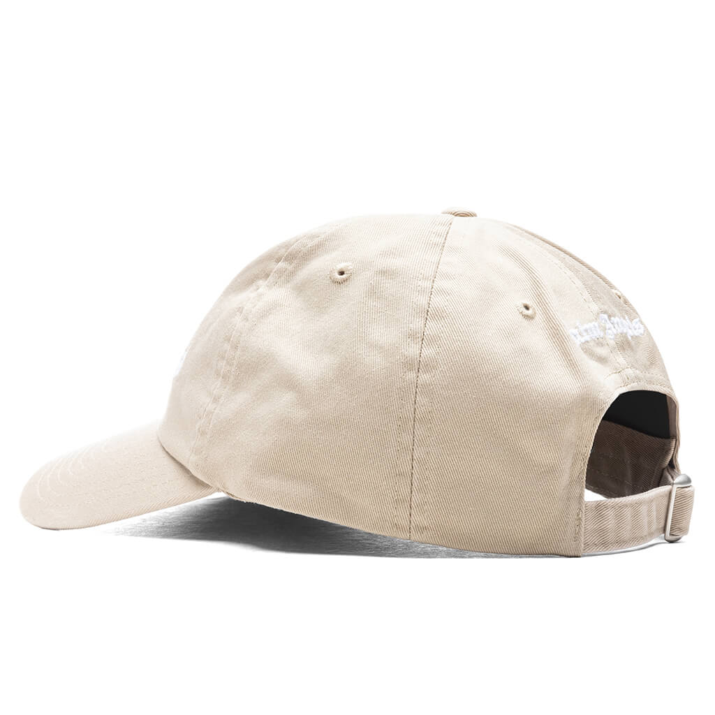 Classic Logo Cap Beige White