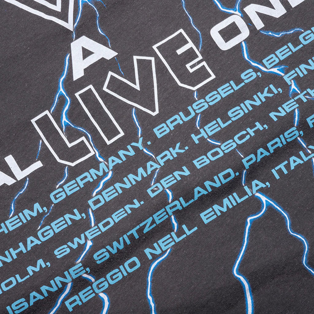 Represent x Iron Maiden A Real Live One T Shirt Sunfade Grey
