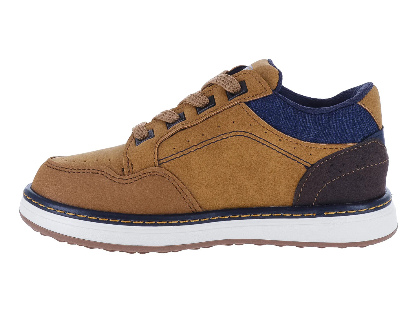 Tenis Clasben Café y Azul Marino para Niño