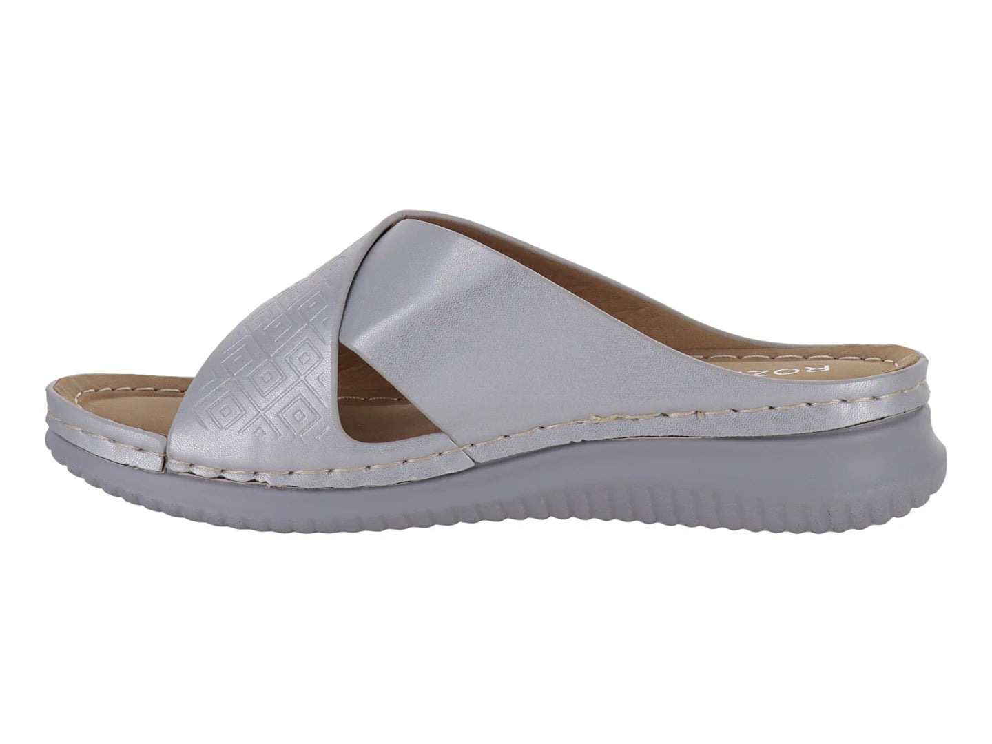 Sandalias ROZE Plateadas para Mujer