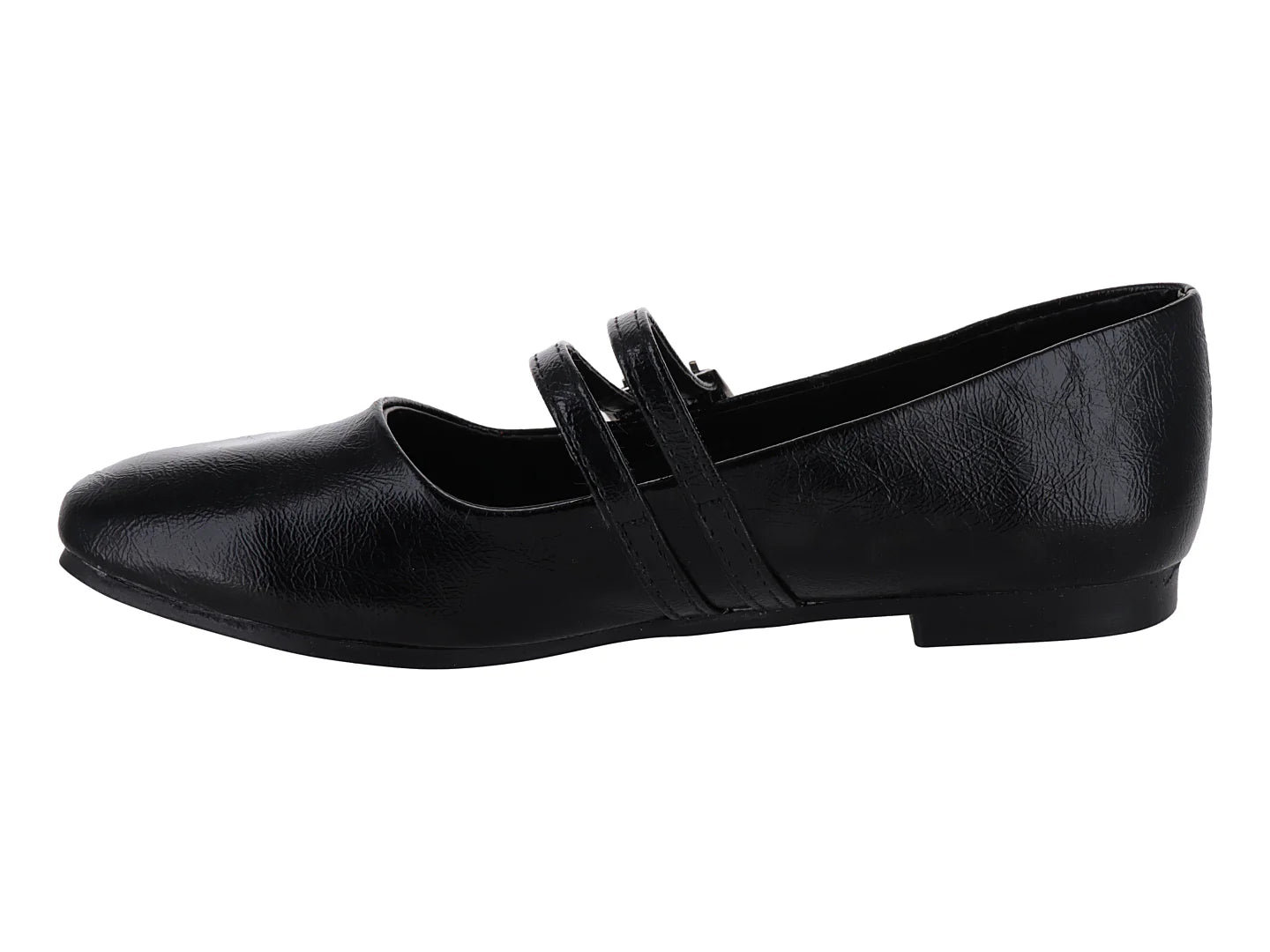 Zapatos Planos Luna Rosa Negros para Mujer