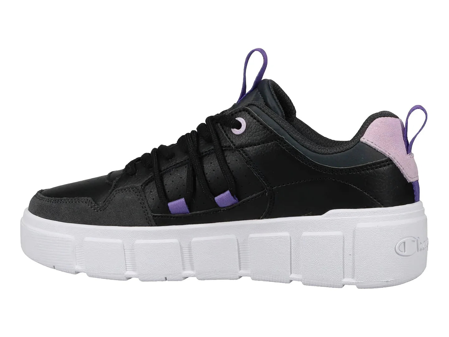 Tenis Champion Ventor Chic Negro y Lavanda para Mujer