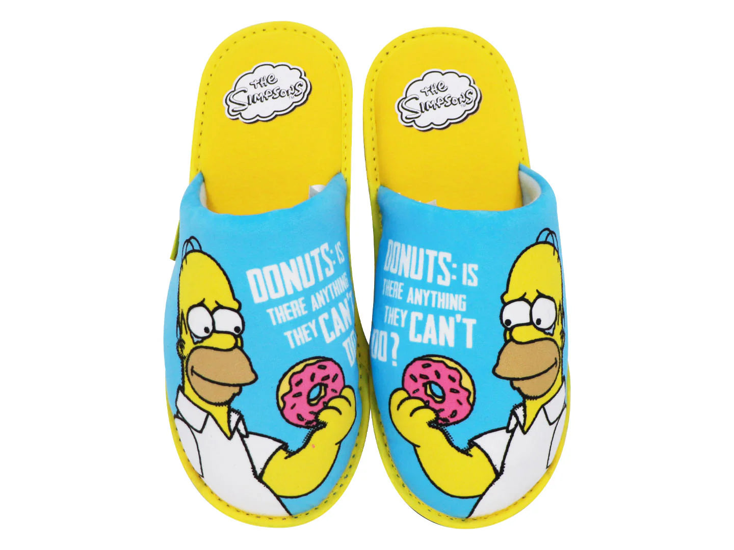 Pantuflas ARRA Azul Amarillo de Homero para Hombre