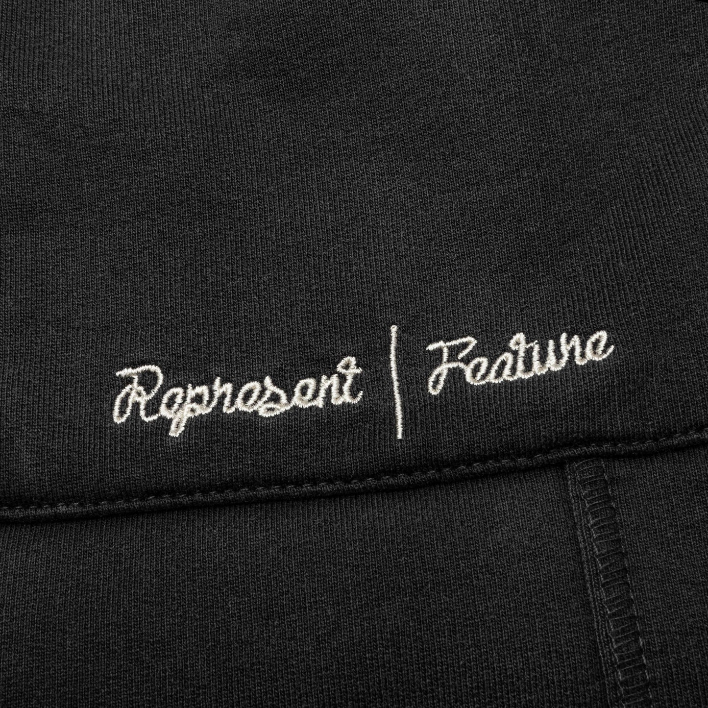 Feature x Represent Sweat Shorts Stained Black