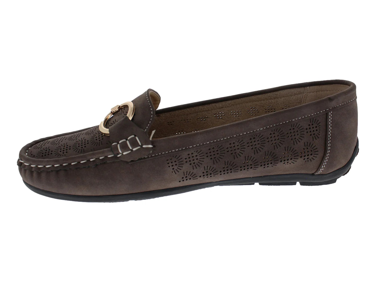 Zapatos Mocasines Comfort Fit Marrón para Mujer