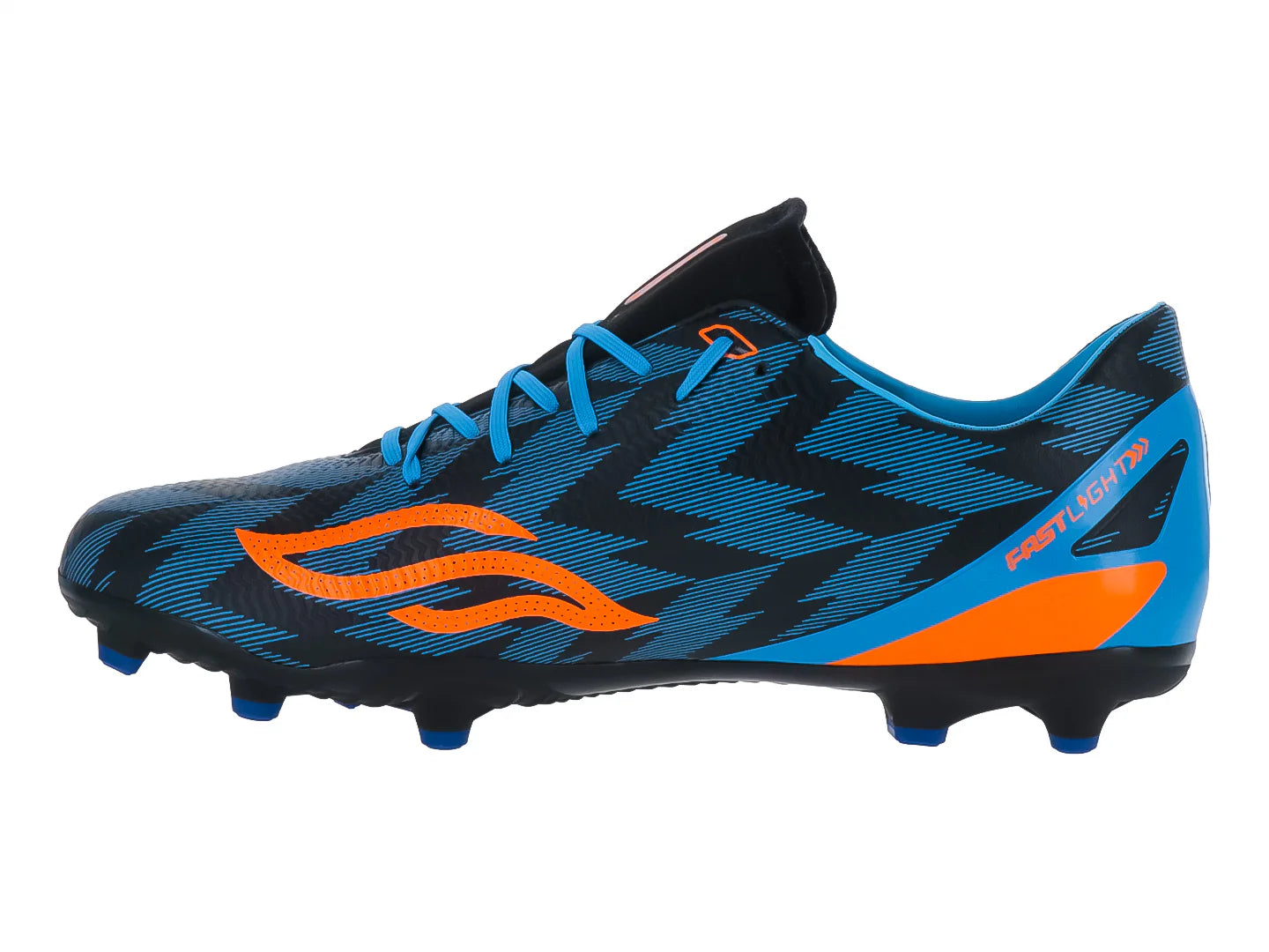 Tenis de Fútbol Furia Azul y Naranja para Hombre