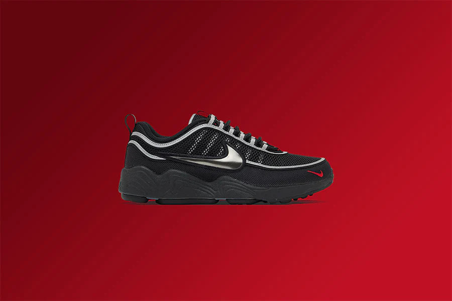Air Zoom Spiridon SP - Black/Metallic Silver/Sport Red