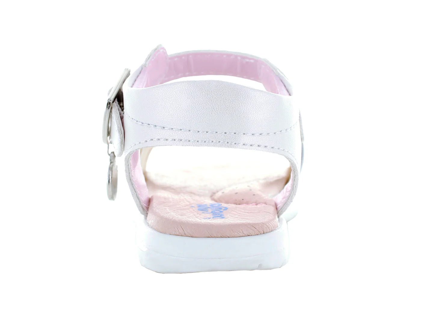 Sandalias Miniburbujas Blanco Perla para Niña