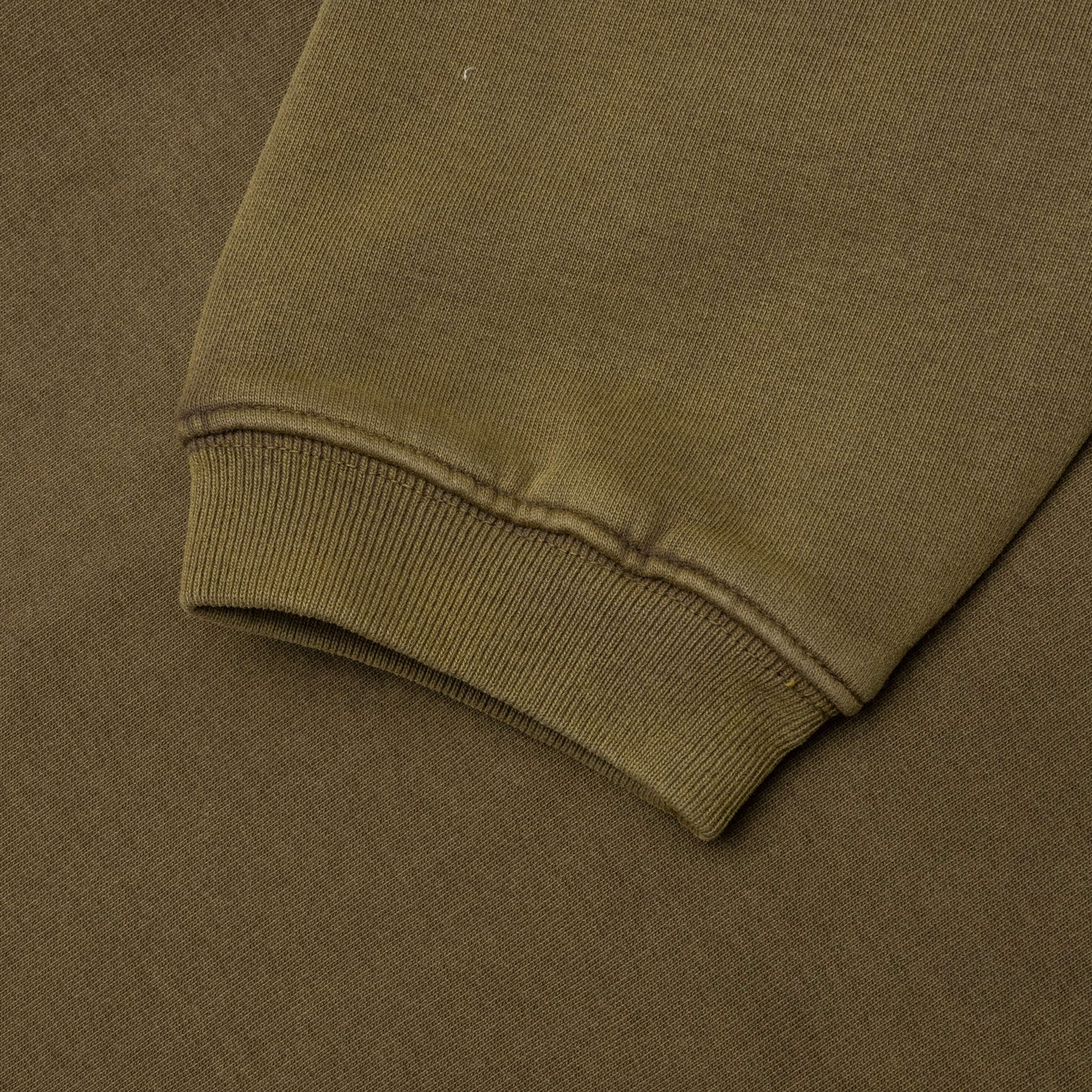 Faded Graphic Zip Hoodie Olive