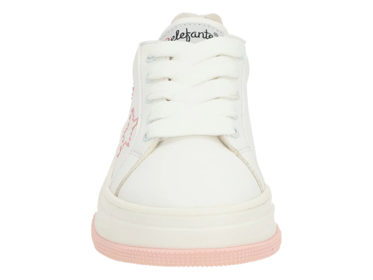 Tenis de Plataforma Elefante Blanco y Rosa para Niña