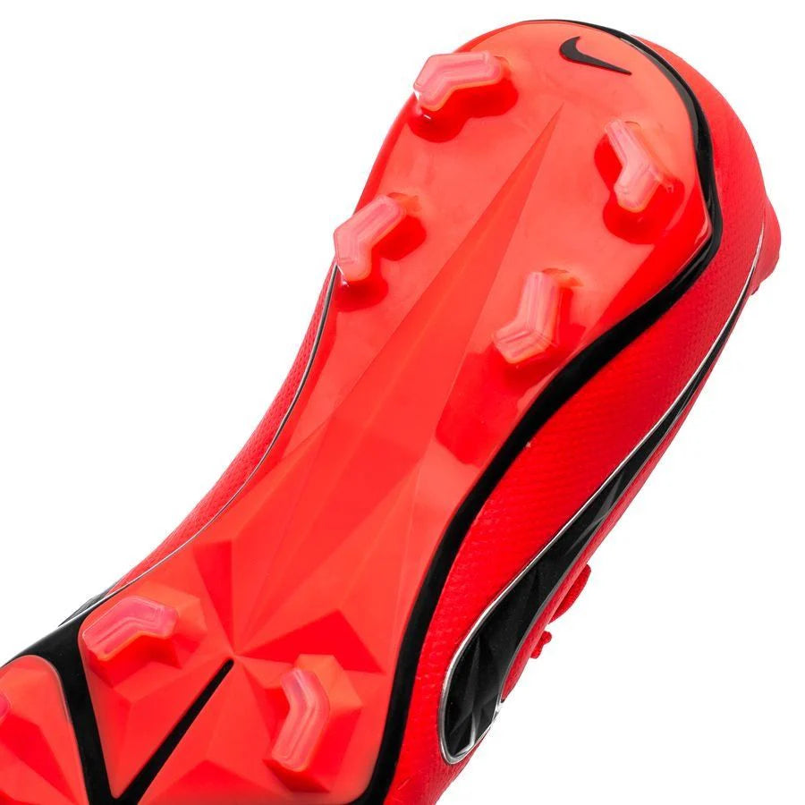 Nike Phantom Venom Elite FG Youth Soccer Cleats Bright Crimson Black Crimson