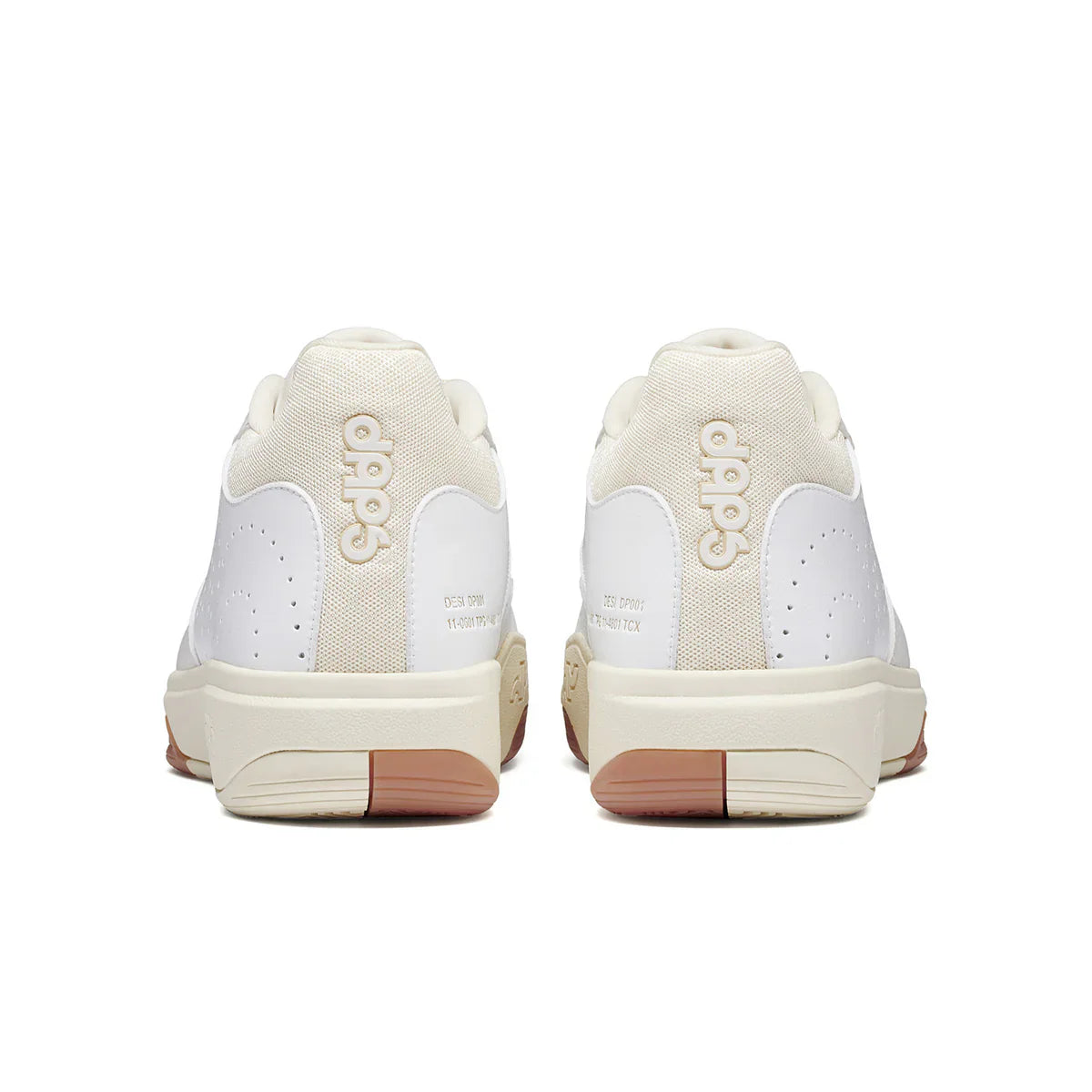 DAPS DESI Mid White Cream Womens Pickleball Shoes