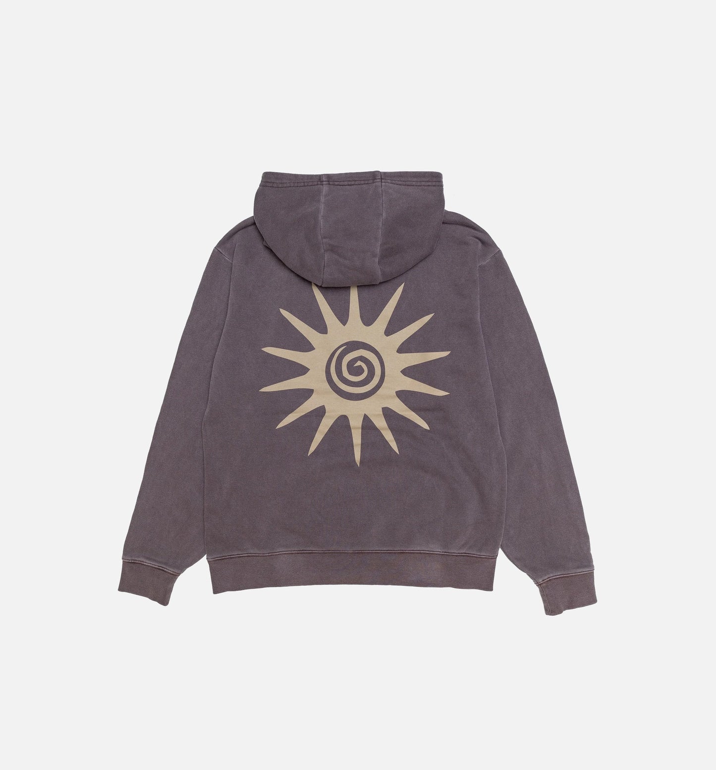 NYS Sun Dyed In Texas Hoodie Mens Hoodie Brown