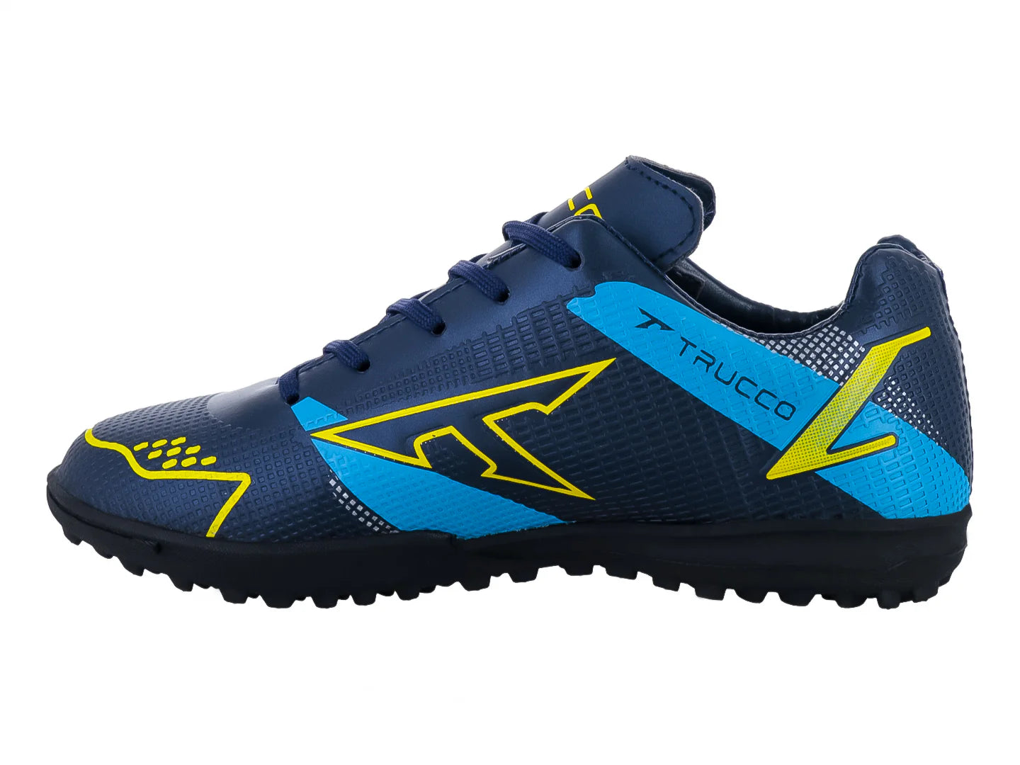Tenis de Fútbol Leon Trucco Marino Amarillo Azul para Niño