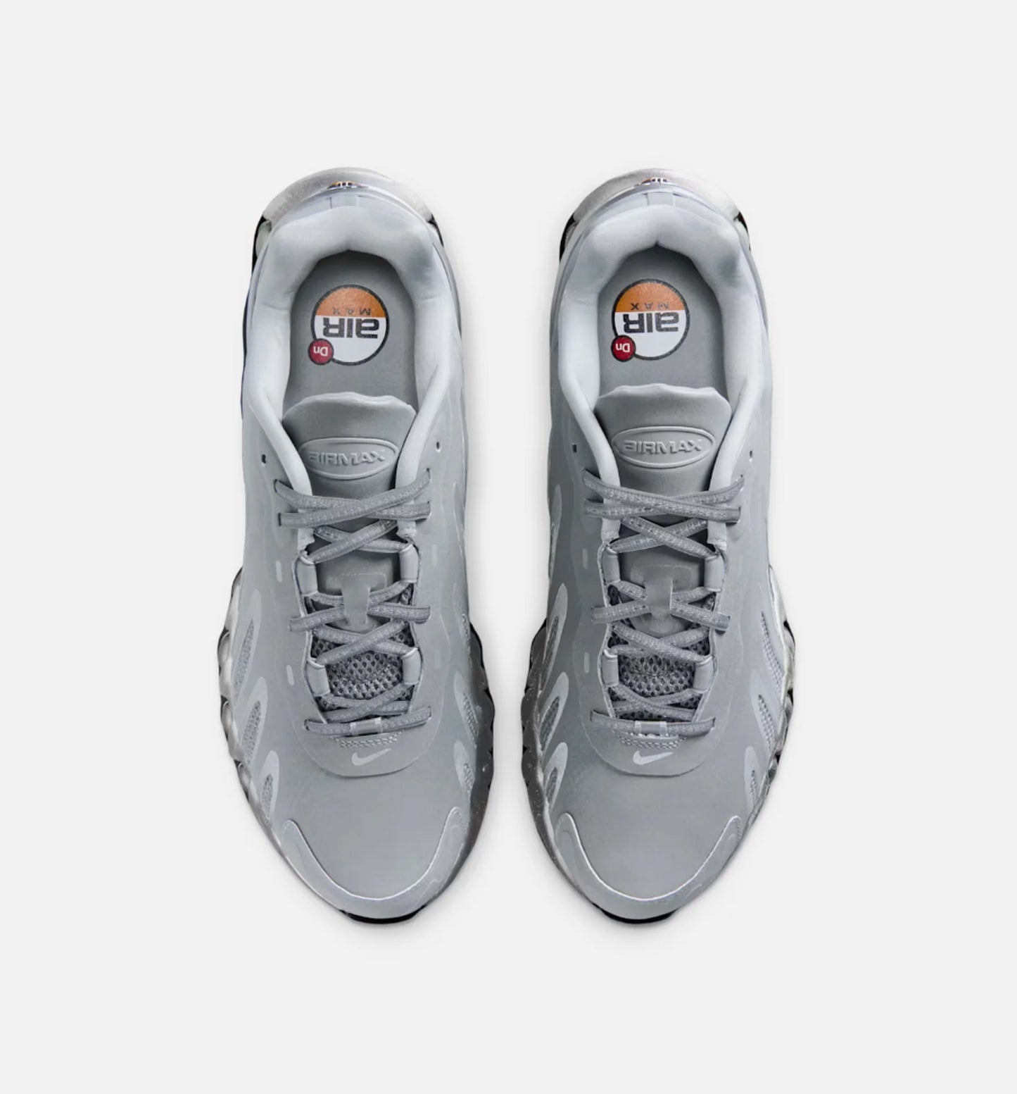Air Max DN Metallic Silver and Black Mens Lifestyle Shoe Metallic Silver Black