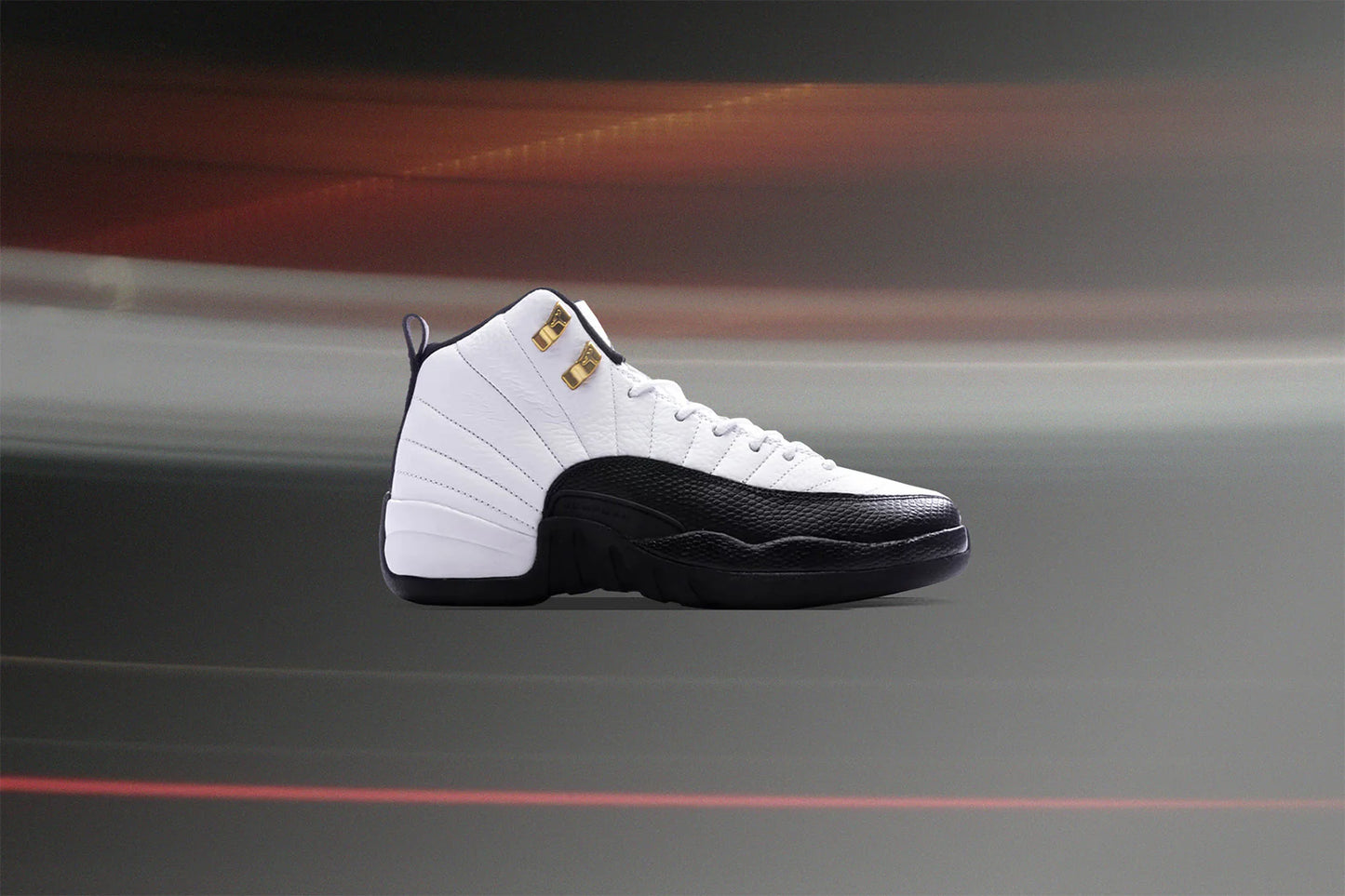 Air Jordan 12 Retro Taxi GS White Black Taxi