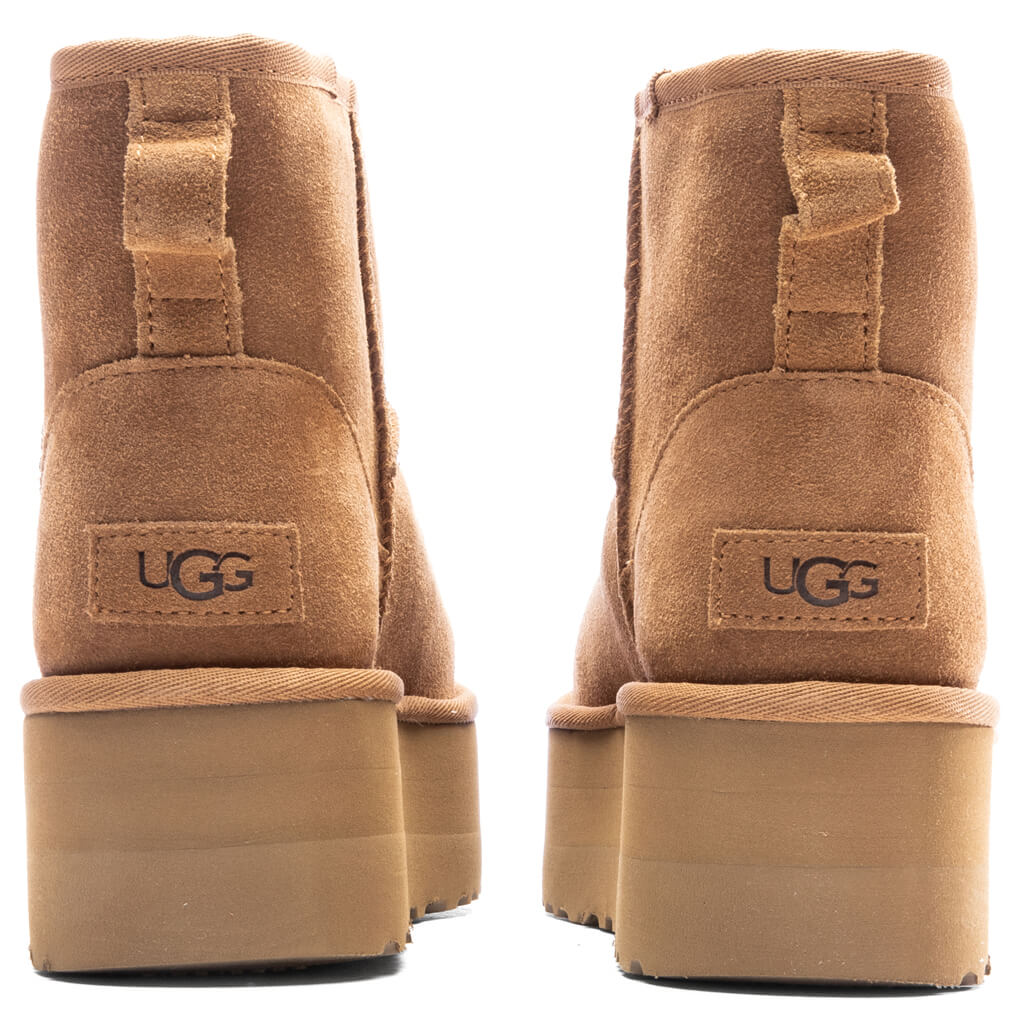 Womens Classic Mini Platform Boot Chestnut