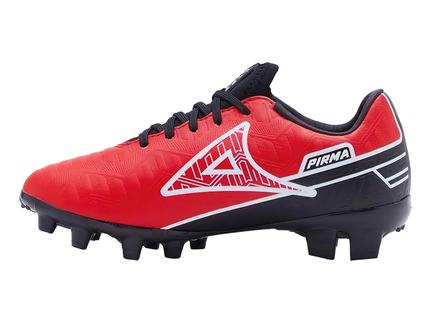 Tenis de Fútbol Pirma Brasil Negro y Rojo para Niño