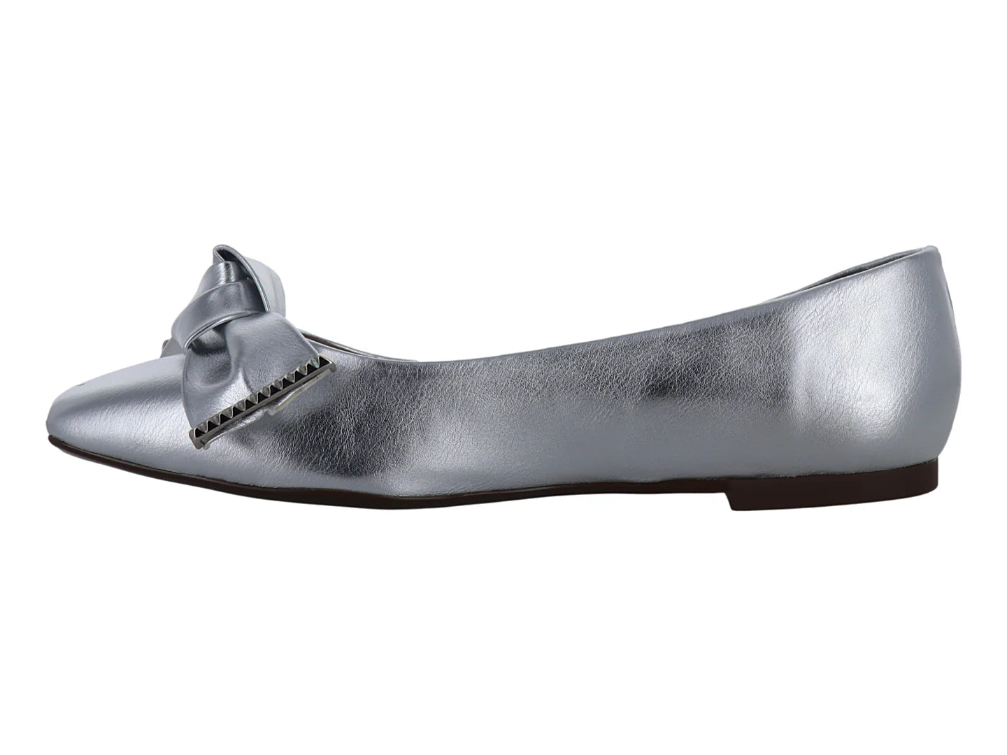 Zapatos Planos Salamandra Color Plata para Mujer