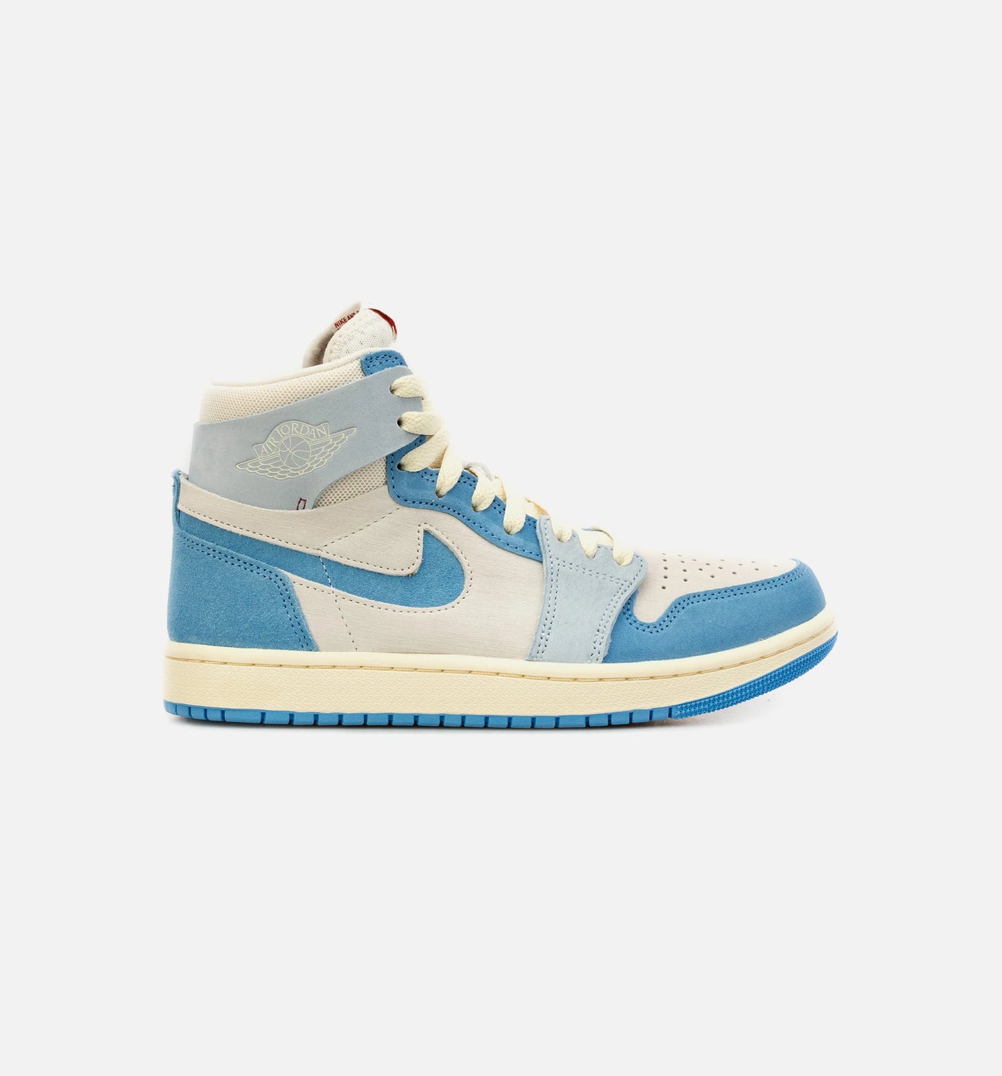 Air Jordan 1 High Zoom CMFT 2 University Blue Womens Lifestyle Shoe Blue White
