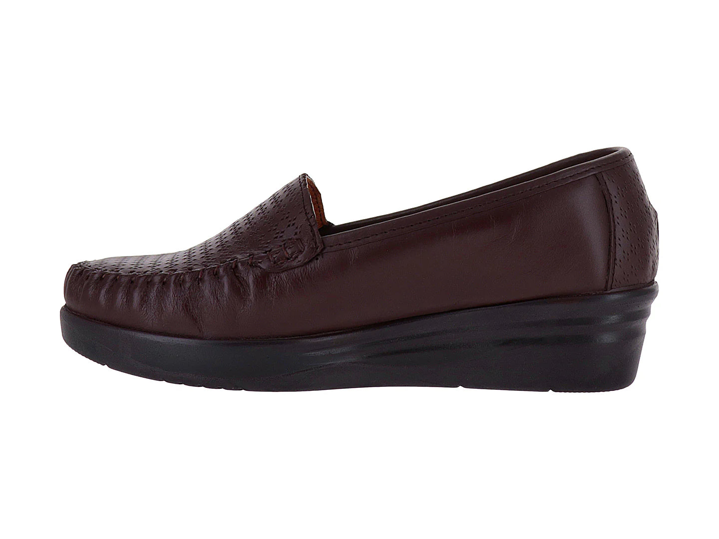 Zapatos Mocasines Mas Descanso Café para Mujer