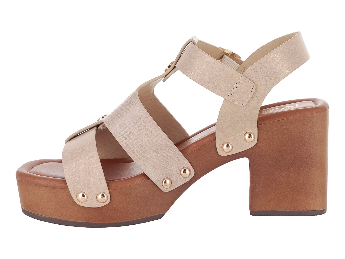 Sandalias Roze Beige para Mujer