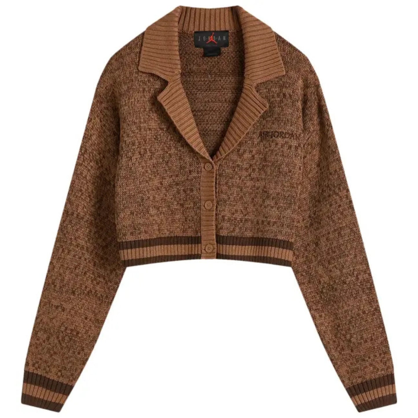 Women's Knit Cardigan Top - Brown