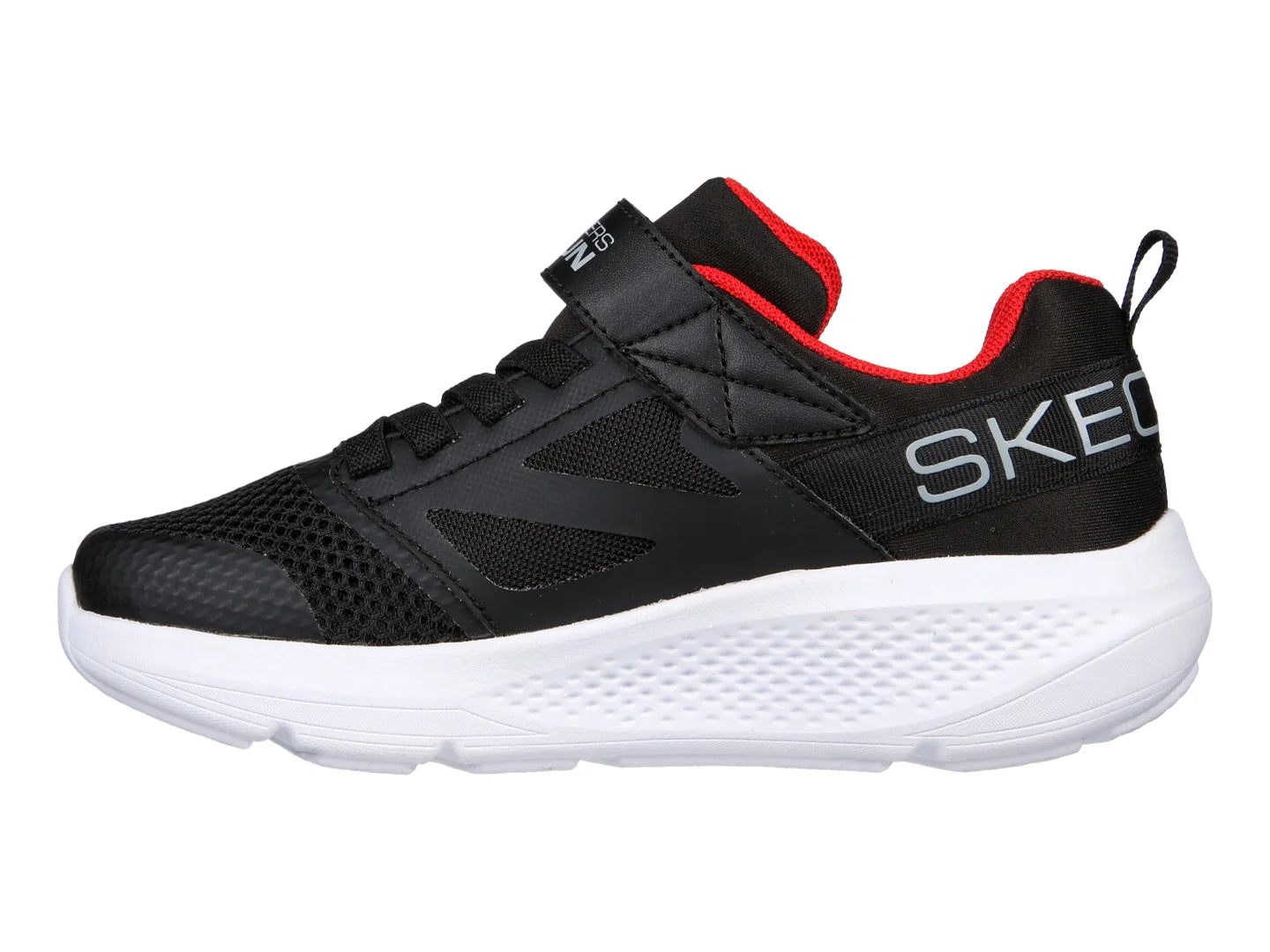 Tenis Skechers Go Run Elevate Negro con Rojo para Niño
