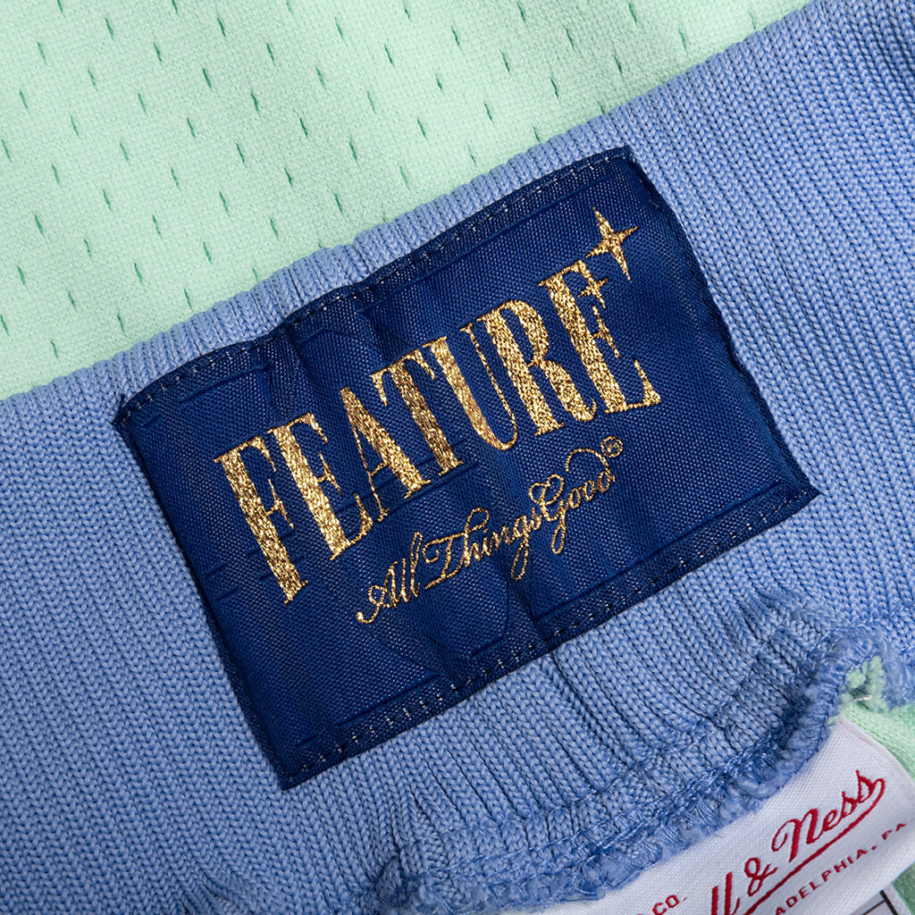 Feature x Mitchell Ness Shorts Green
