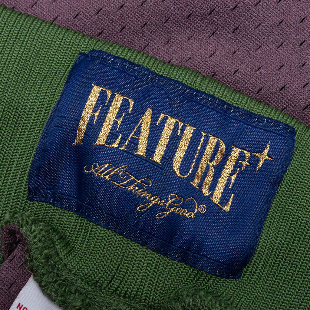 Feature x Mitchell Ness Shorts Purple