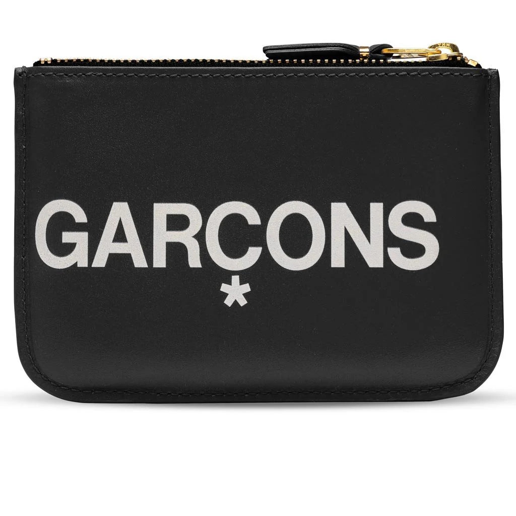 Comme des Garcons Huge Logo Wallet Black