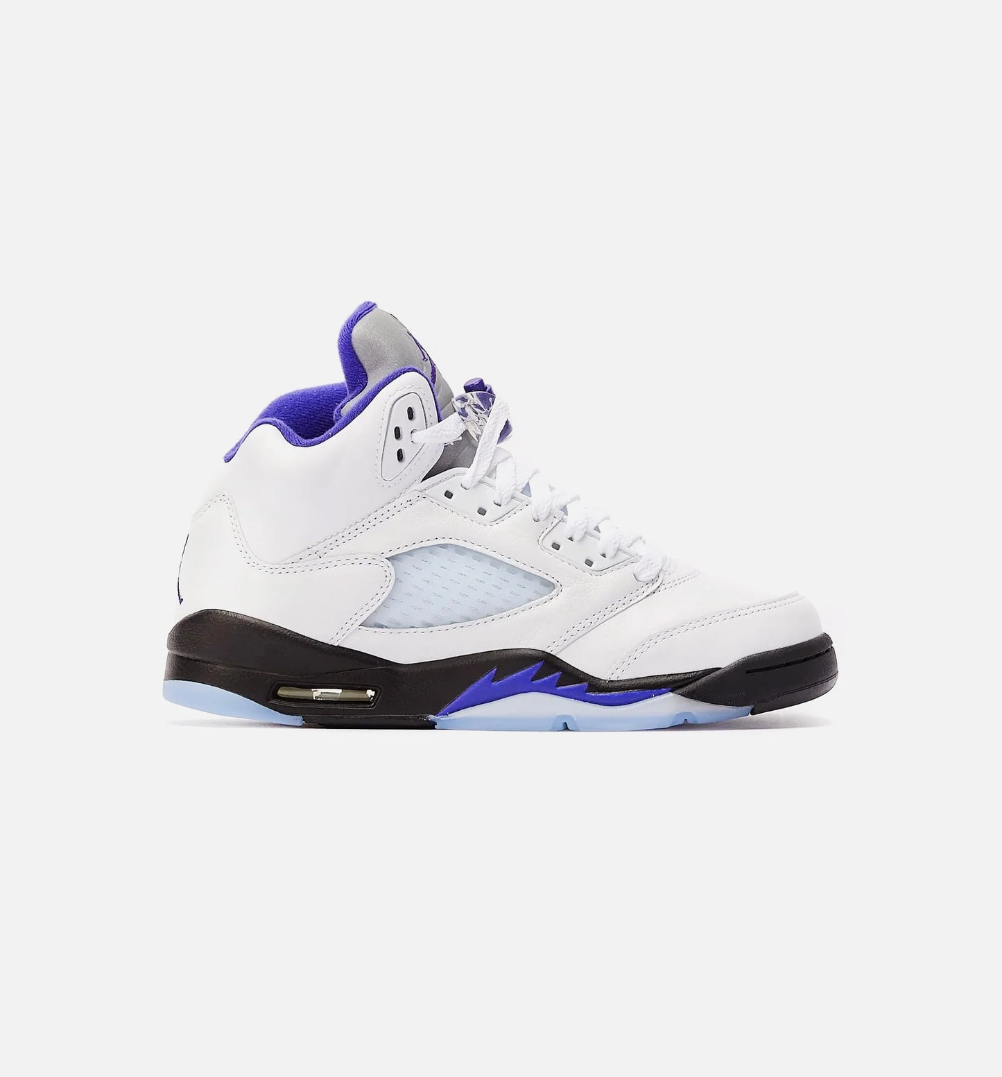 Air Jordan 5 Retro Concord Grade School Lifestyle Shoe White Purple