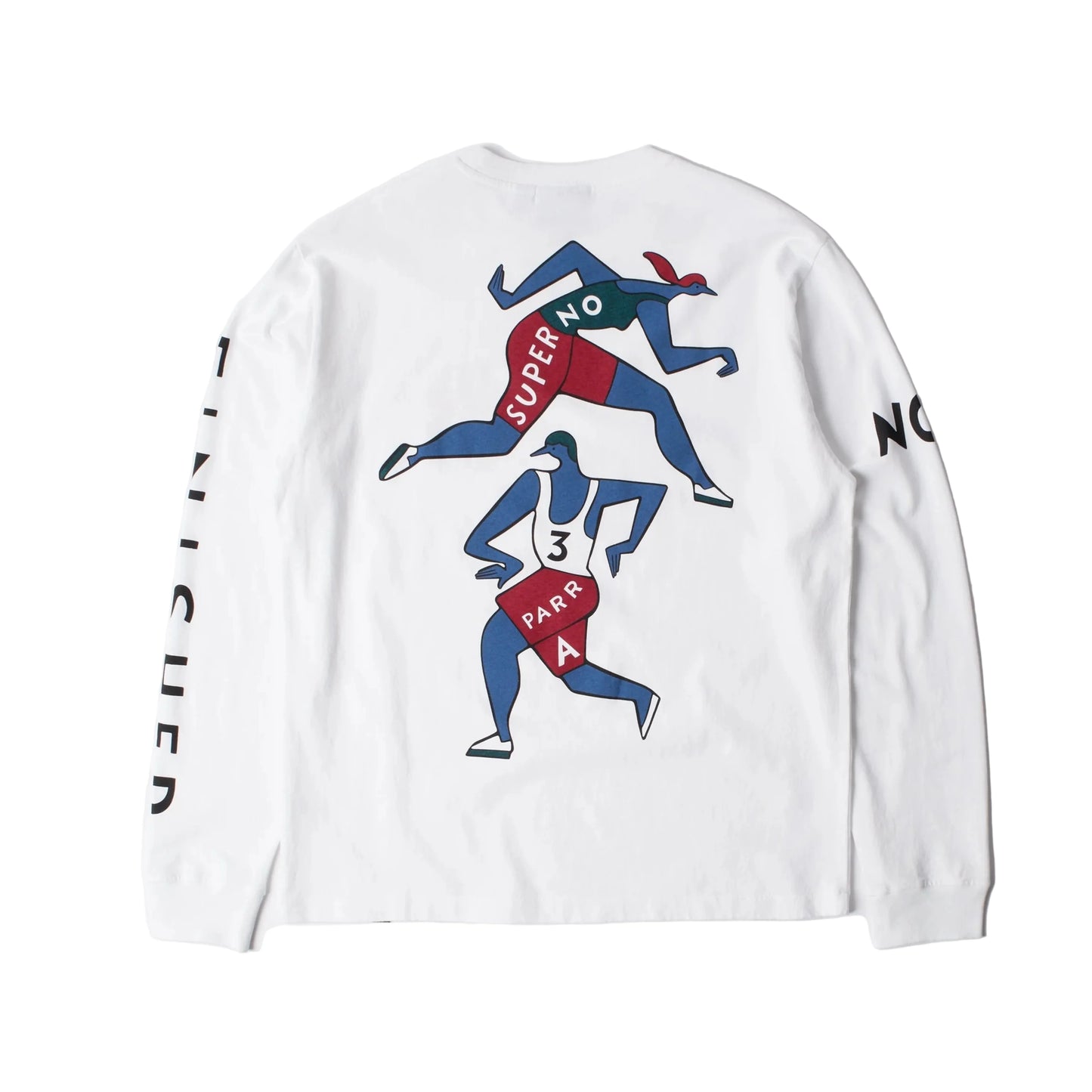 Parra "Not Finished" Long-Sleeve T-Shirt - White