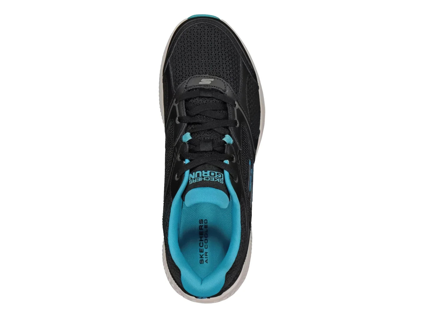 Tenis Skechers Go Run Consistent Negro y Azul para Mujer